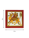 The Camel Ride: King and Queen in Phad Painting by Kalyan Joshi
