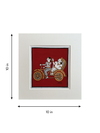 The Cycle Rickshaw Ride: A Phad Painting by Kalyan Joshi