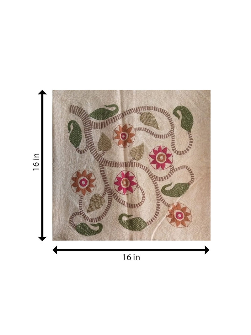 The Dance of Flowers In Kantha by Mahamaya Sikdar