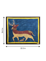 The Deer and its Fawn in Mata ni Pachedi by Sanjay Chittara