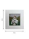 The Divine Cowherd: Lord Krishna with Sacred Cow in Phad Painting by Kalyan Joshi