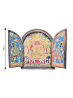 The Divine Family: Lord Shiva's Blessings in Tanjore art by Sheratone Antique Arts