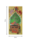 The Divine Tree of Life: Lord Shiva and Goddess Parvati in Gond by Sandeep Dhurve