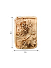 The Floral Frame: Flowers and leaves in terracotta by Dolon Kundu