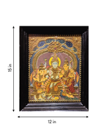 The Ideal Family: Shiv Parivaar in Tanjore by Sheratone Antique Arts