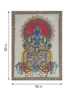The Lord of Light: Surya Dev in Kalamkari by Harinath N.