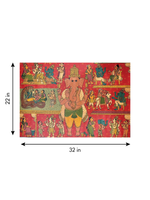 The Lord of New Beginnings : Lord Ganesha in Cheriyal Art by D. Vinay Kumar