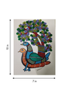 The Nature's Abode: Pair of Birds under the Canopy in Gond by Choti Tekam