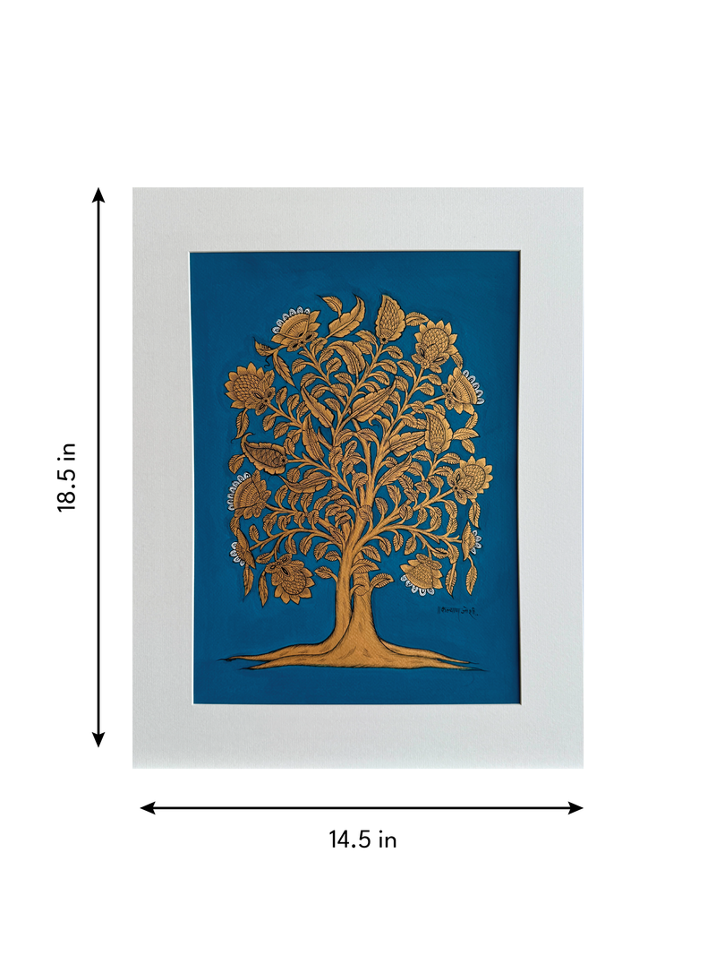The Nature's Abundance: Tree of Life in Phad by Kalyan Joshi