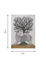 The Nature's Beauty in Gond by Sukhiram Maravi