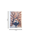 The Nature's Embrace: Bird and Tree In Bhil by Kamlesh Parmar