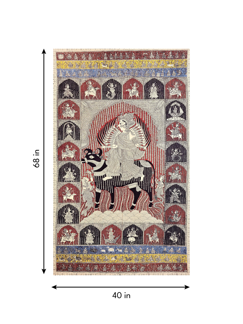 The Pantheon of Goddesses: Visat Mata in Mata ni Pachedi by Vasant Manubhai Chittara 