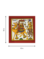 The Royal Procession: Phad Painting by Kalyan Joshi