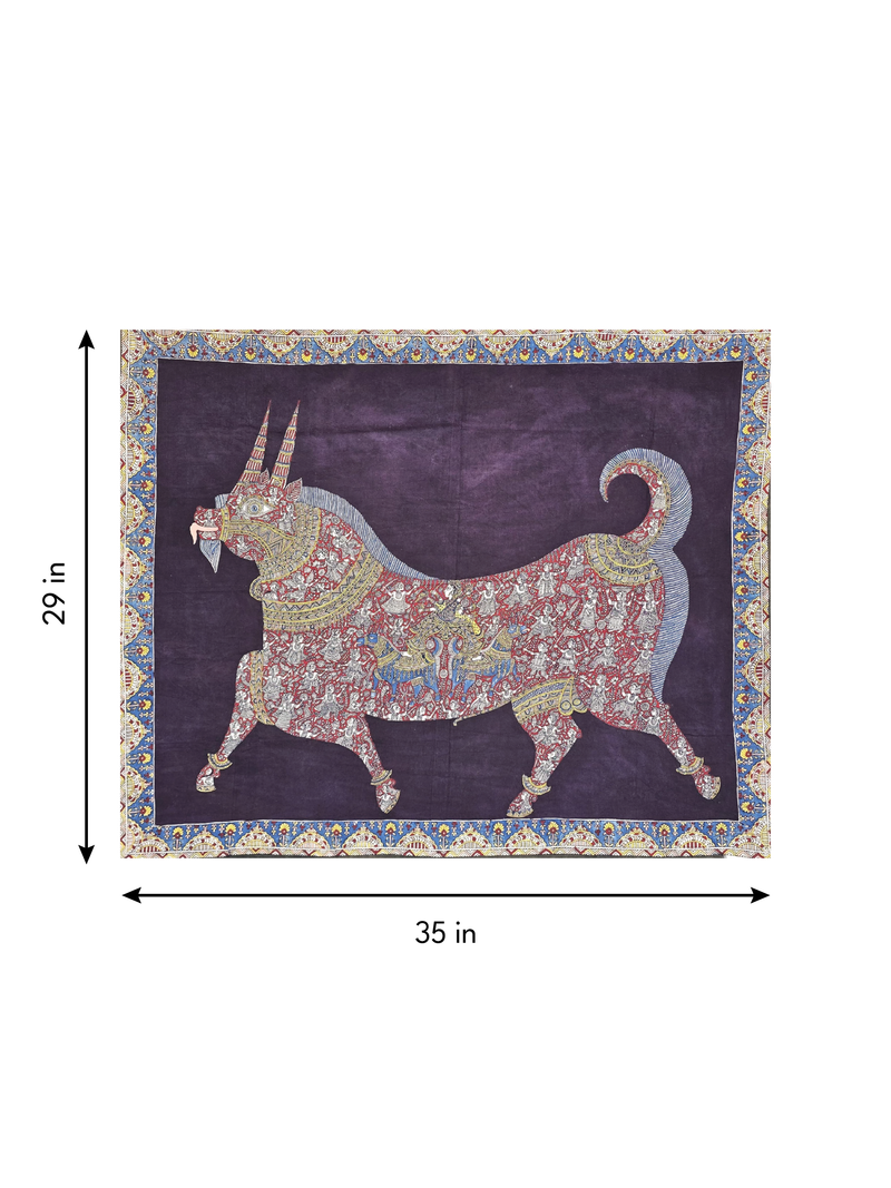 The Sacred Goat in Mata ni Pachedi by Vasant Manubhai Chittara 