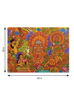 The Spirit of Kerala: A Kerala Mural Art by Adarsh