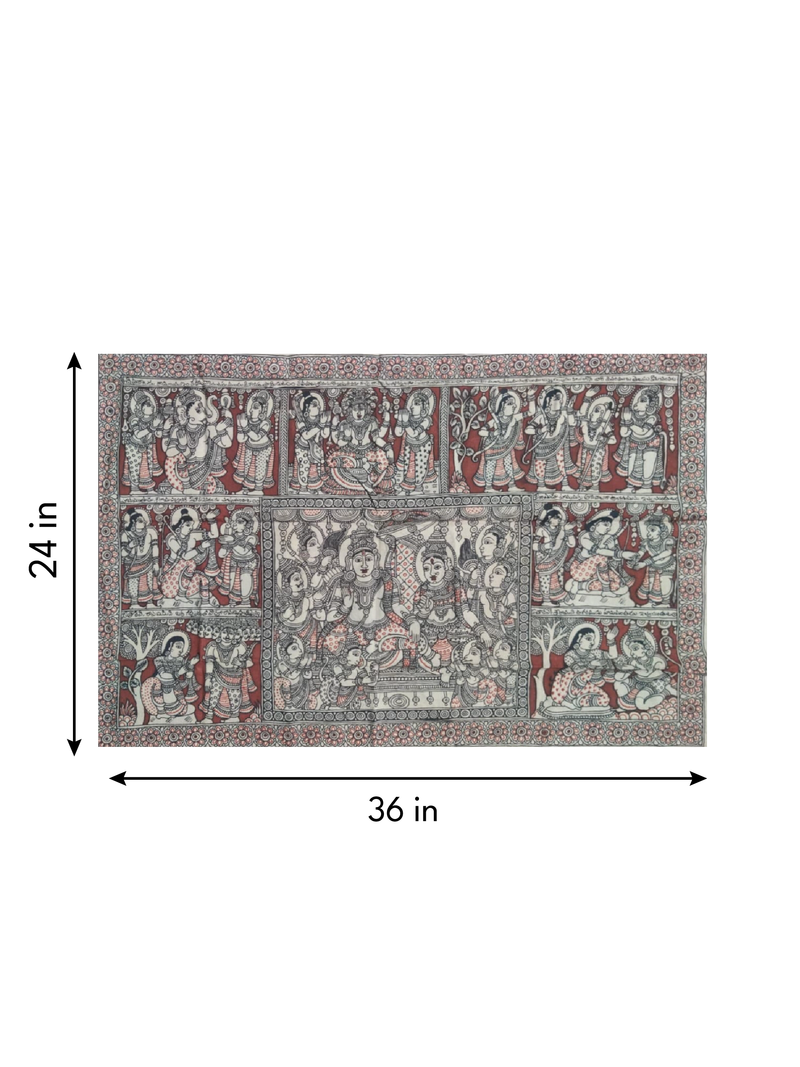 The Tales of Ramayana in Kalamkari by Harinath N.