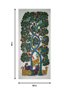 The Thriving Life: Trees, Deer and Birds in Gond Painting by Choti Tekam