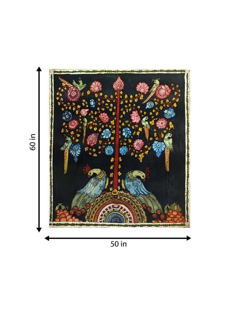 The Tree of Life: Wisdom of Nature in Kalamkari by Kanukurthi Guna Sekhar Sai