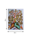 The Tree of Life with Birds in  Gond by Saroj Venkat Shyam