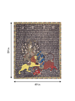 The Triumph of Chamunda Devi in Mata ni Pachedi by Vasant Manubhai Chitara