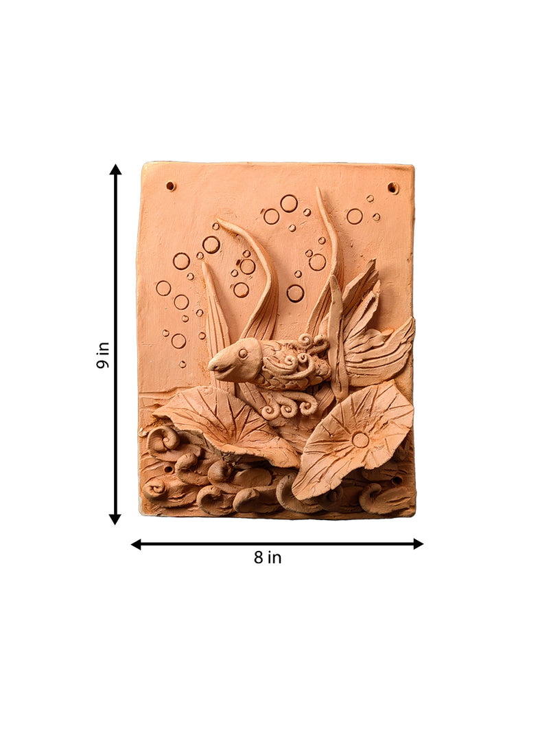 The Underwater Dreamscape: Fish in Terracotta by Dolon Kundu