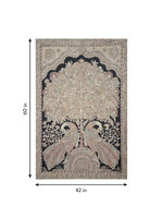 Tree of Life and Peacocks in Kalamkari by Harinath N.