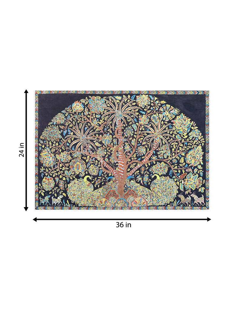 Tree of Life in Mata ni Pachedi by Sanjay Chitara