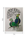 Under the Canopy: Pair of Parrots in Gond Art by Choti Tekam