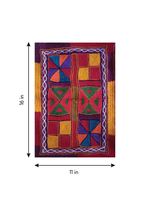 Vibrant Geometry: Lines, Triangles, and Squares in Banjara Embroidery by Sapavat Siddu