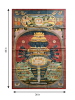Virat Roop: Lord Krishna's Divine Leela in Pichwai by Naveen Soni