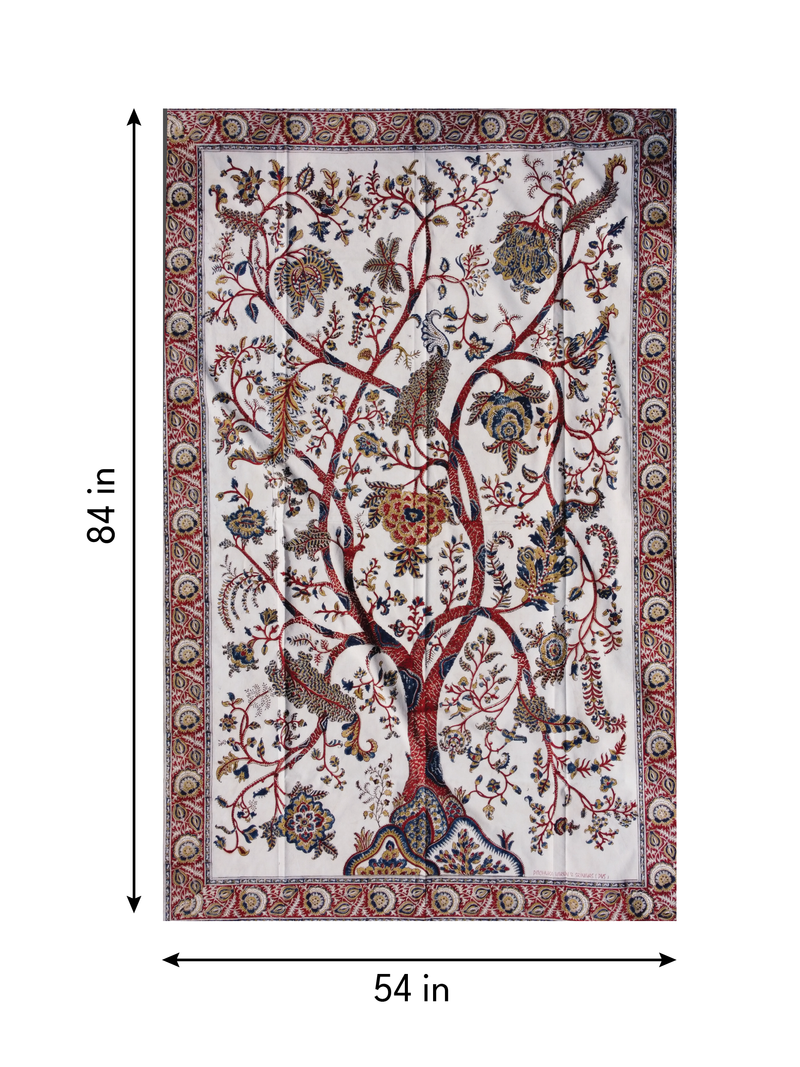Wonders of Nature: Tree of Life in Machlipatnam Kalamkari by Varun Kumar Pitchuka
