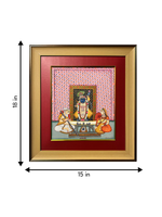 Worshipping Shrinathji In Pichwai by Shehzaad Ali Sherani