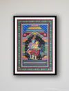 The Delightful Colorful Radha Krishna at Mandapa Pattachitra Painting available in shop for purchase.