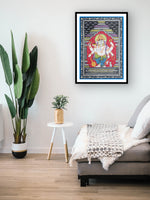 The vibrantly colorful Ganesha at Mandapa Pattachitra painting can be acquainted with through a sale or purchase at the shop.