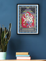 Rhythmic Revelry: The Charismatic Dancing Ganesha at Mandapa Pattachitra Painting is up for sale at the shop.
