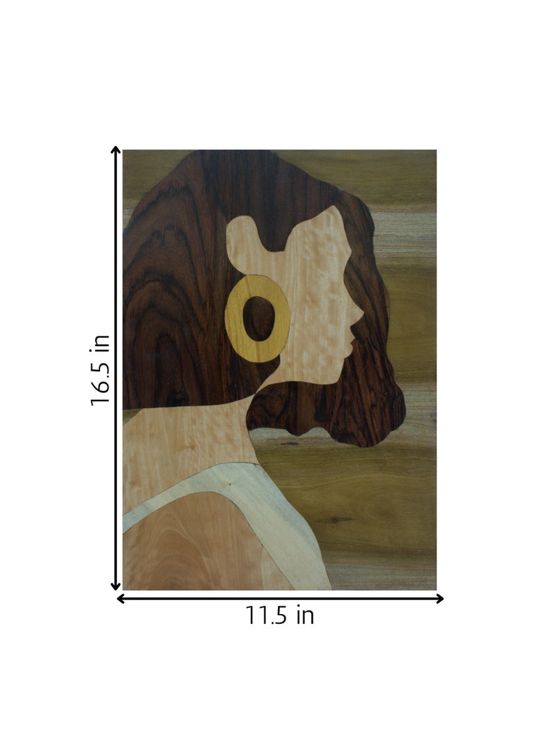 A Woman in Mysore Rosewood Inlay for sale