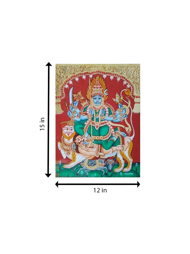 Chamundeshwari's Delight:Mysore Painting for sale