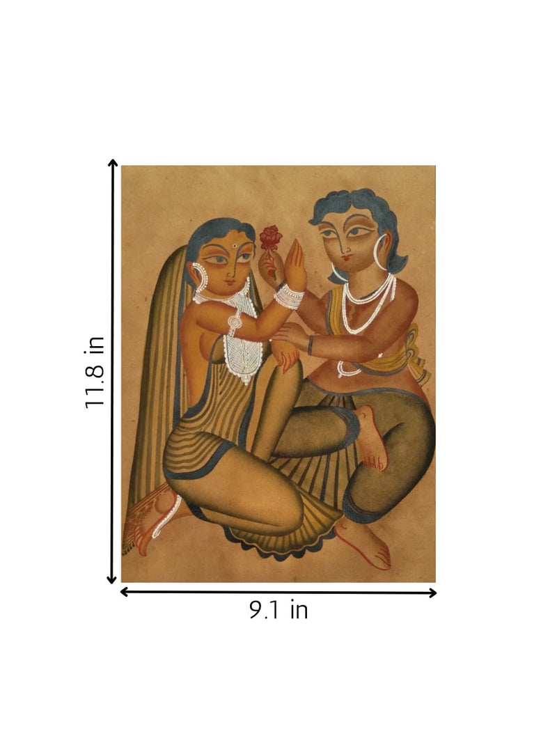 Cherished Moments : Kalighat Art for sale