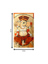Ganesha's Ornate Brilliance: Kalighat Art by Bapi Chitrakar
