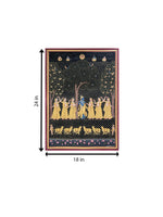 Gopis Gathered for Lord Krishna In Pichwai for sale