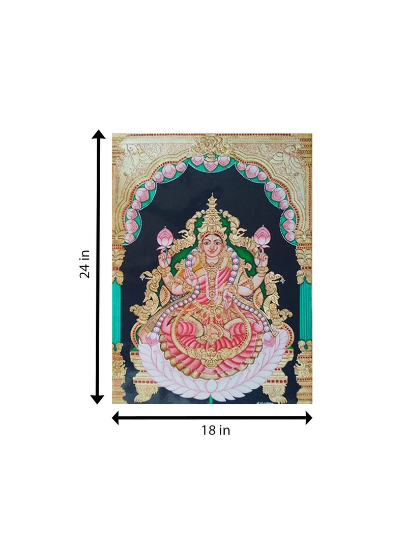 Lakshmi's Divine Grace: Mysore Painting for sale