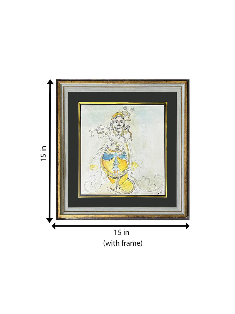 Lord Krishna in Mysore painting for sale
