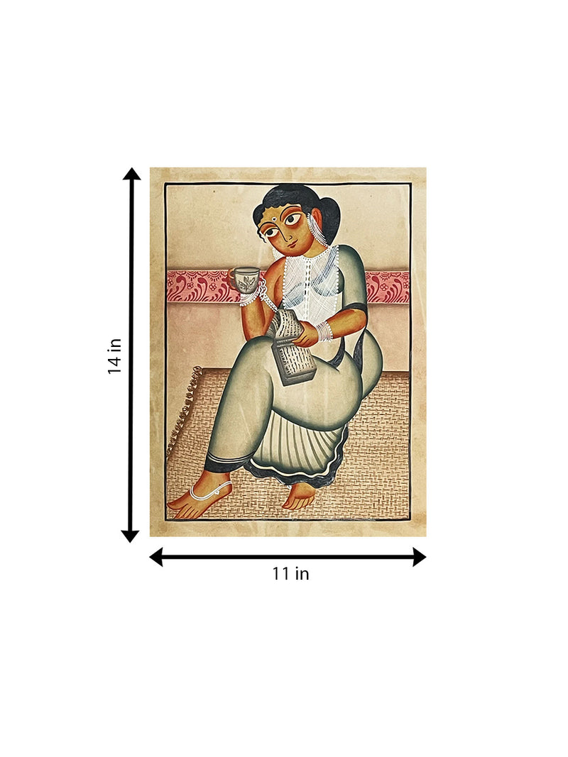 Moments of Reflection:Kalighat Art for sale
