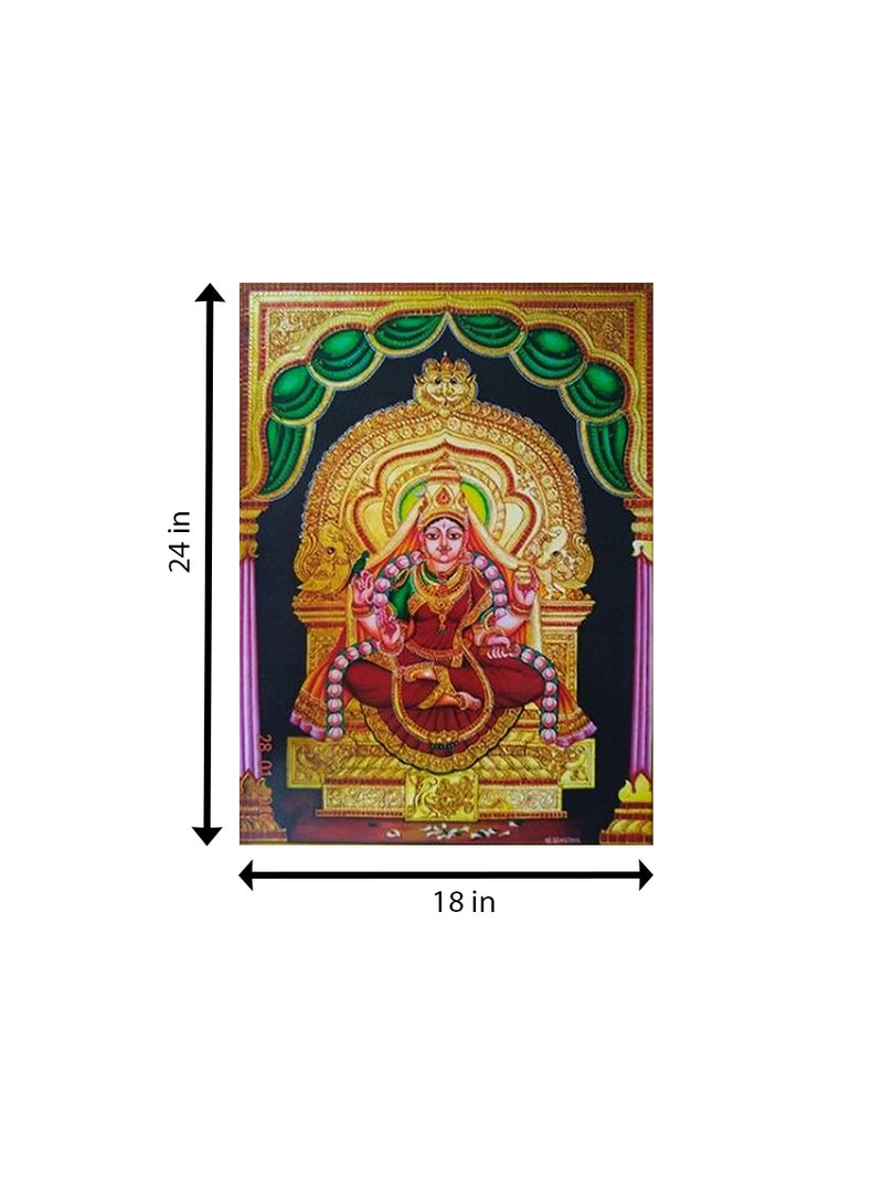 Radiance of Goddess Sringeri Sharada:Mysore Painting for sale