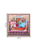 Romantic Scene in Batik and Kantha for sale