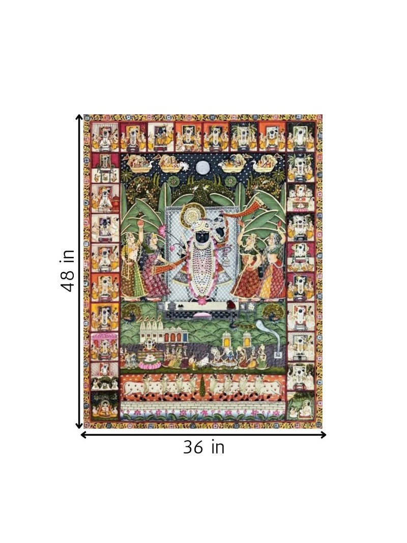 Shrinathji (Sharad Poornima) In Pichwai for sale
