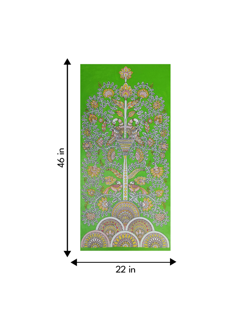 Tree of Life Contemporary Kalamkari for sale