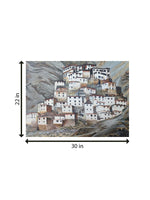 Spiti Monastery: Thangka Painting by Krishna Tashi Palmo