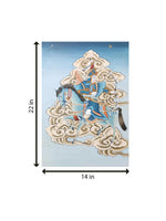 The Warrior: Thangka Painting by Krishna Tashi Palmo
