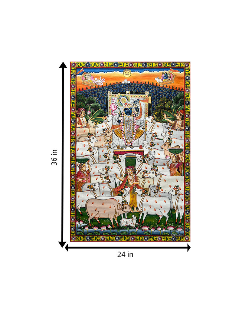 Shrinathji's Gopashtami in Pichwai for sale